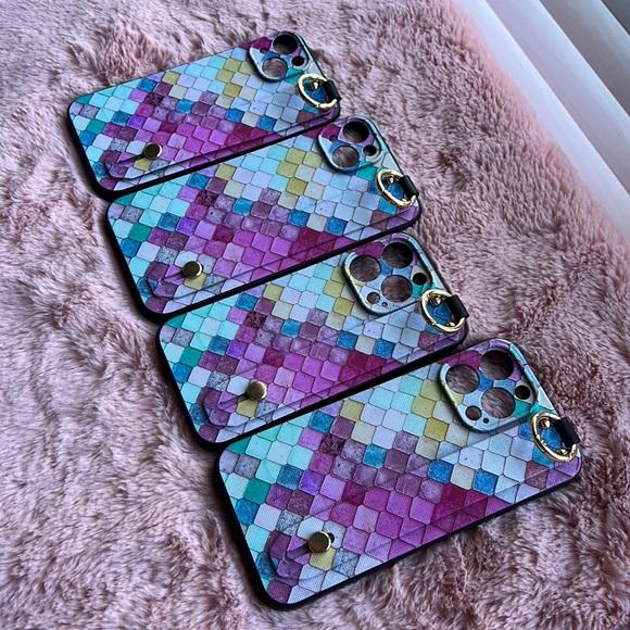 For iPhone 14,14 plus,14 pro,14 pro max phone case with wrist strap kickstand - Picture 5 of 10